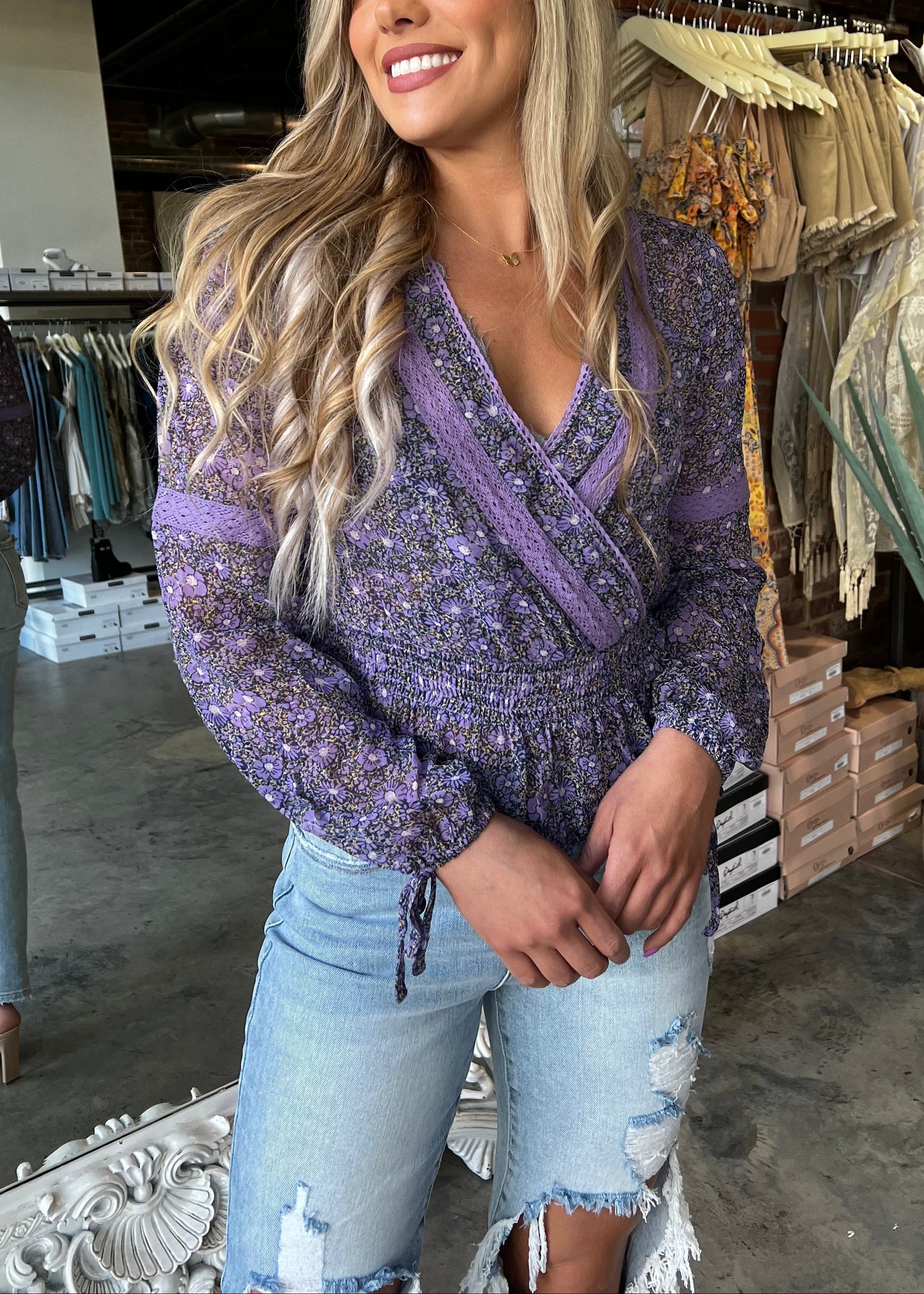 Rhiannon Floral Blouse