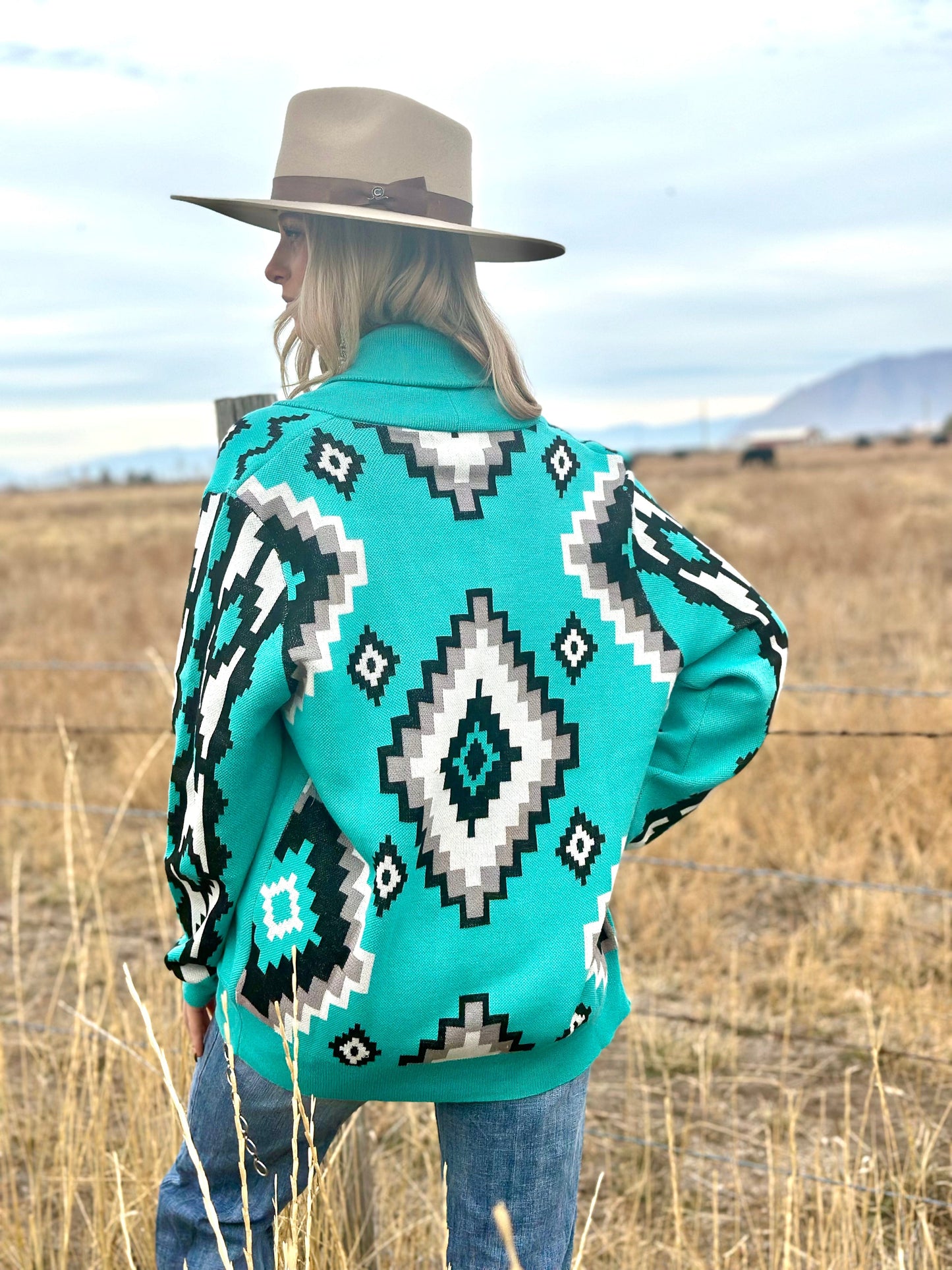 The El Paso Cowboy Southwest Cardigan