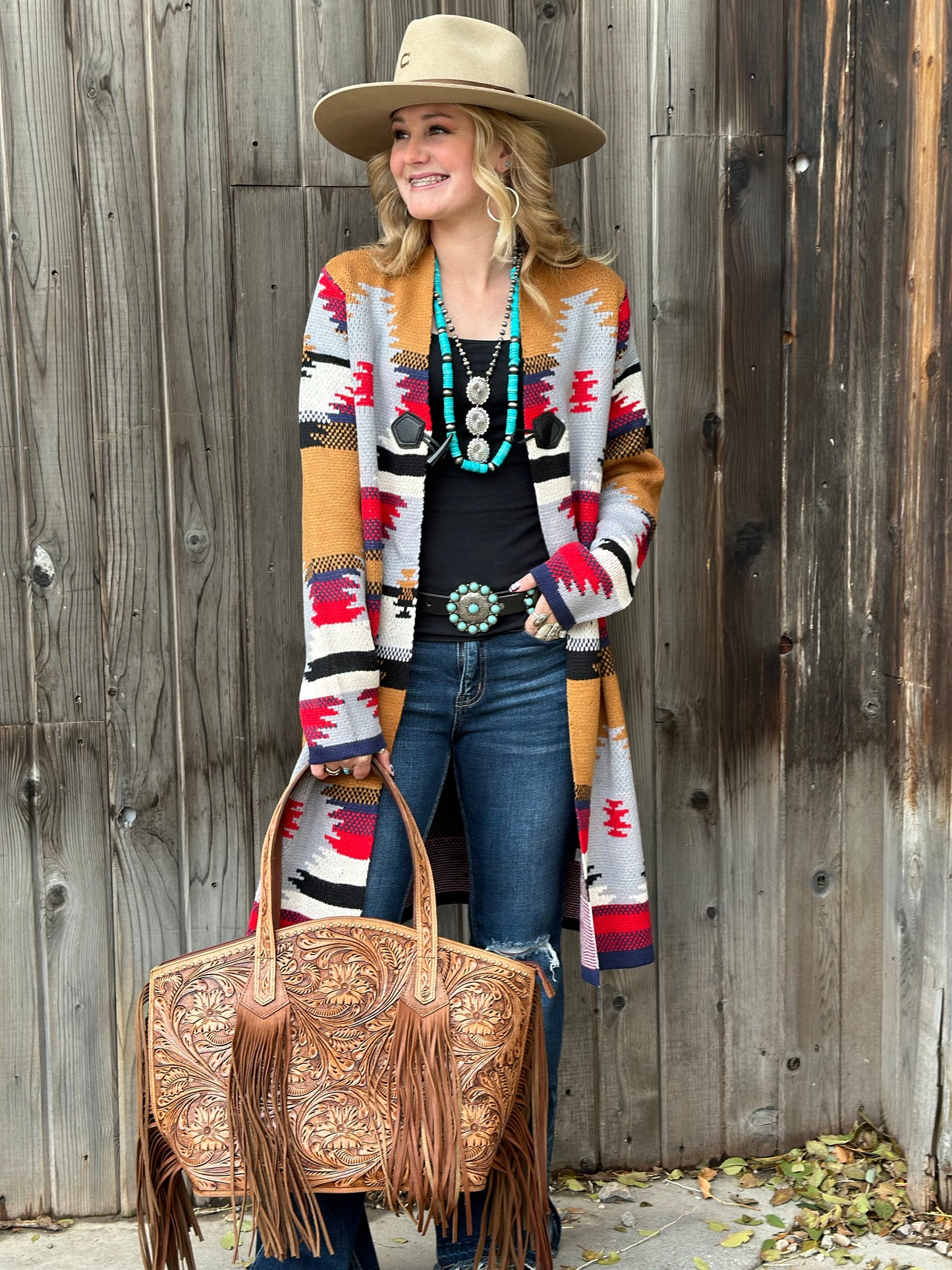 The Fall On The Tejas Aztec Cardigan 2.3