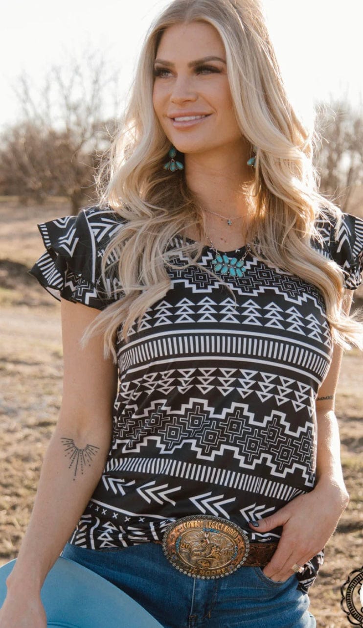 The Santa Barbara Aztec Top